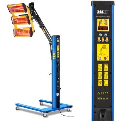 Infrapunainen maalikuivuri 3 300 W 3 lamppua hydraulinen varsi