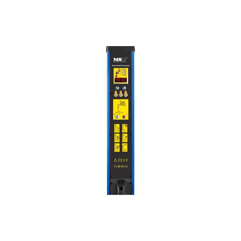 Infrapunainen maalikuivuri 3 300 W, 3 lamppua, hydraulinen varsi