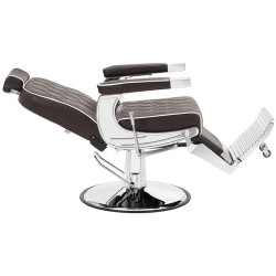Friseurituoli FOXLEY BROWN, ruskea, jalkatuki, 58–71 cm, 150 kg