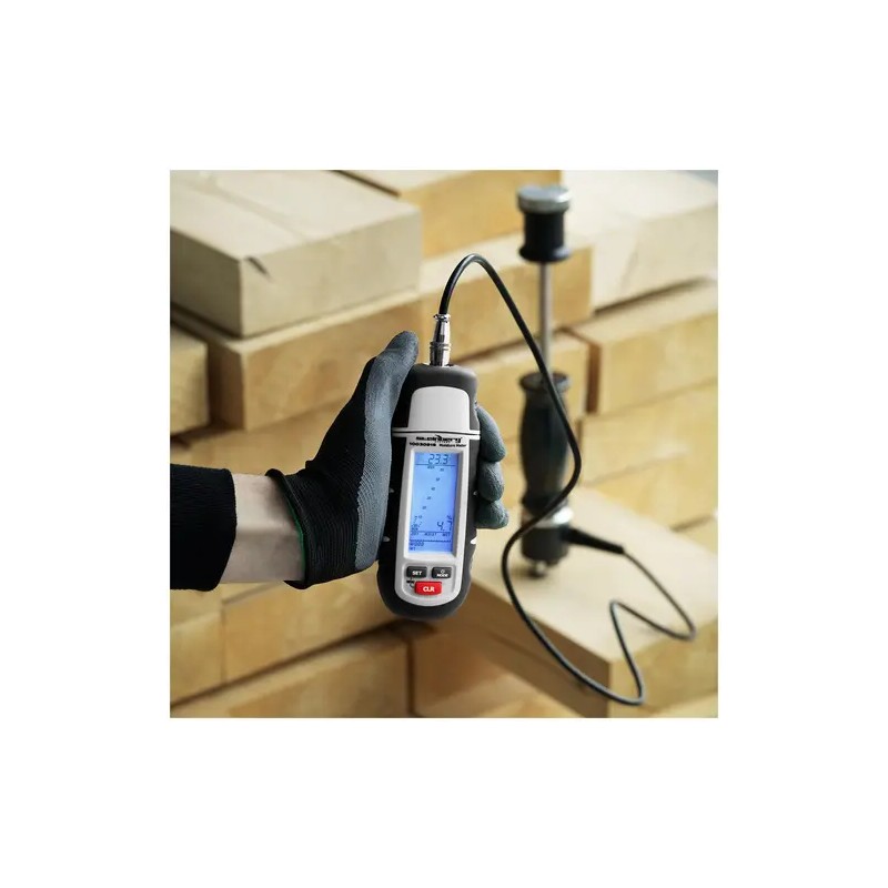 Kosteusmittari SBS-MM-300, 1-75 %, vasaraelektrodi ja salkku