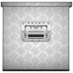 Alumiininen kuljetuslaatikko MSW-ATB-1230, 123 x 38 x 38 cm, 154 l