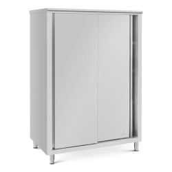 Royal Catering ruostumattomasta teräksestä valmistettu astiakaappi 120 x 70 x 180 cm