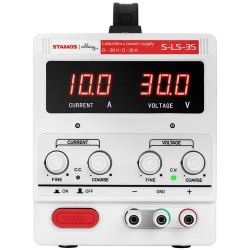 Laboratorian virtalähde S-LS-35 0-30 V 0-10 A DC 300 W