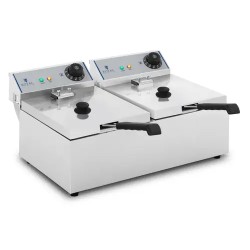 Royal Catering ECO sähköinen kaksoisfriteerauslaite 2 x 10 l 5500 W