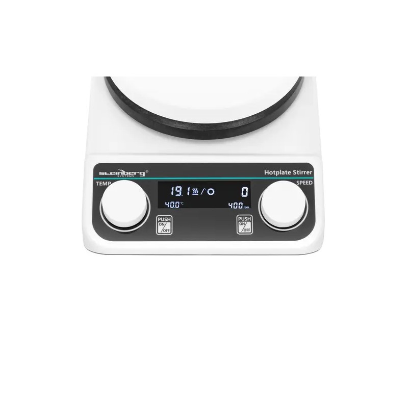 Magneettisekoitin lämmitysalustalla 2 l, 50–1500 rpm, 0–280 °C
