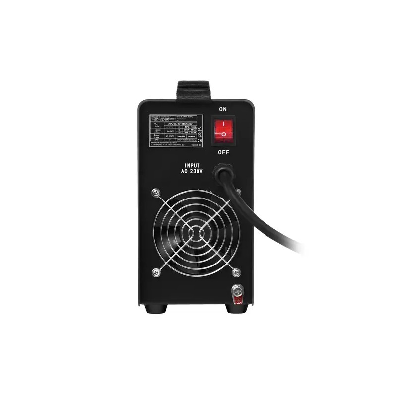 Stamos Germany S-MMA-250PI.2 MMA-elektrodihitsauslaite 250 A, 8 m kaapelit 7,9 kg