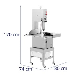 Royal Catering sähköinen luusaha 1500 W 2400 mm