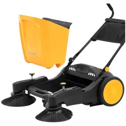 Manuaalinen lakaisukone 92 cm 3700 m²/h 40 l säiliöllä ja pölysuodattimella