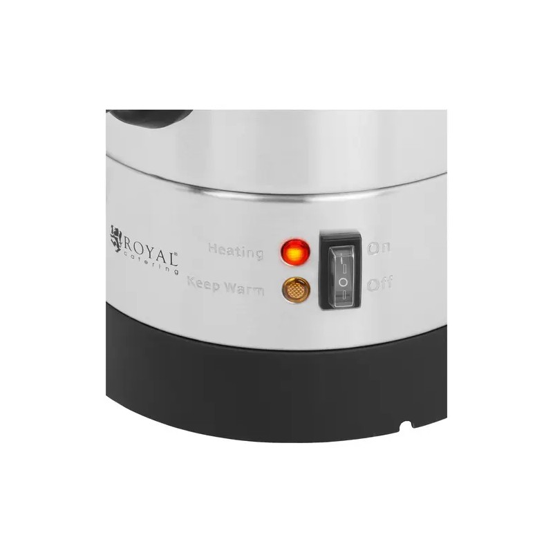 Royal Catering RC-WBDW9 vedenkeitin 8,7 l 1500 W ruostumaton teräs