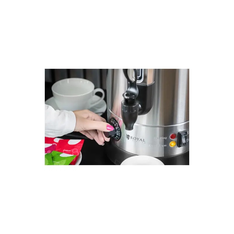 Royal Catering RC-WBDW9 vedenkeitin 8,7 l 1500 W ruostumaton teräs