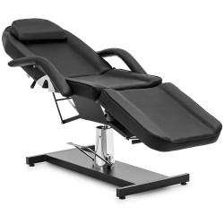 Physa Capua Black kosmetiikkasänky 180 x 58 cm hydraulinen korkeussäätö musta