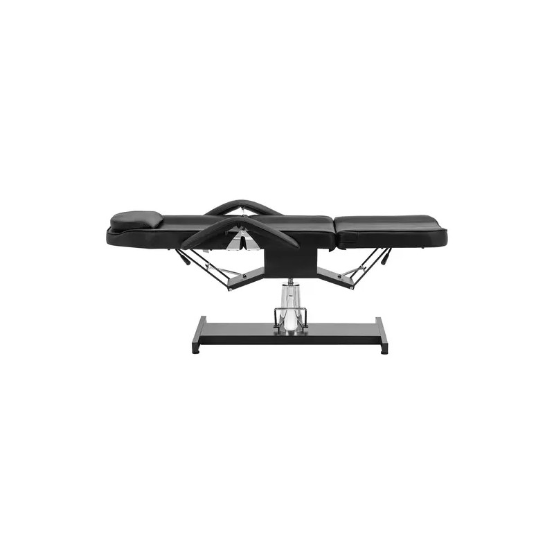 Physa Capua Black kosmetiikkasänky 180 x 58 cm, hydraulinen korkeussäätö, musta