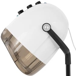 Hiustenkuivaushuppu jalustalla 1000 W ionitoiminnolla sininen/valkoinen