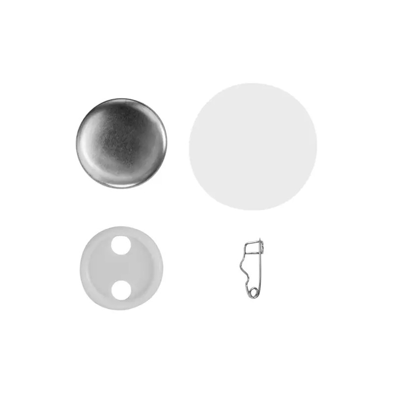 Uniprodo Button-aihiot 25 mm, 1 000 kpl