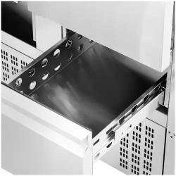 Royal Catering RCS-230D kylmäpöytä 230 l 90 x 70 cm ruostumaton teräs