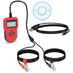 Digitaalinen akun testaaja 12 V 24 V LCD näytöllä