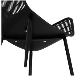 Fromm & Starck STAR_SEAT_08 tuolinsetti, 2 kpl, musta, max 150 kg