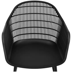 Fromm & Starck STAR_SEAT_08 tuolinsetti, 2 kpl, musta, max 150 kg
