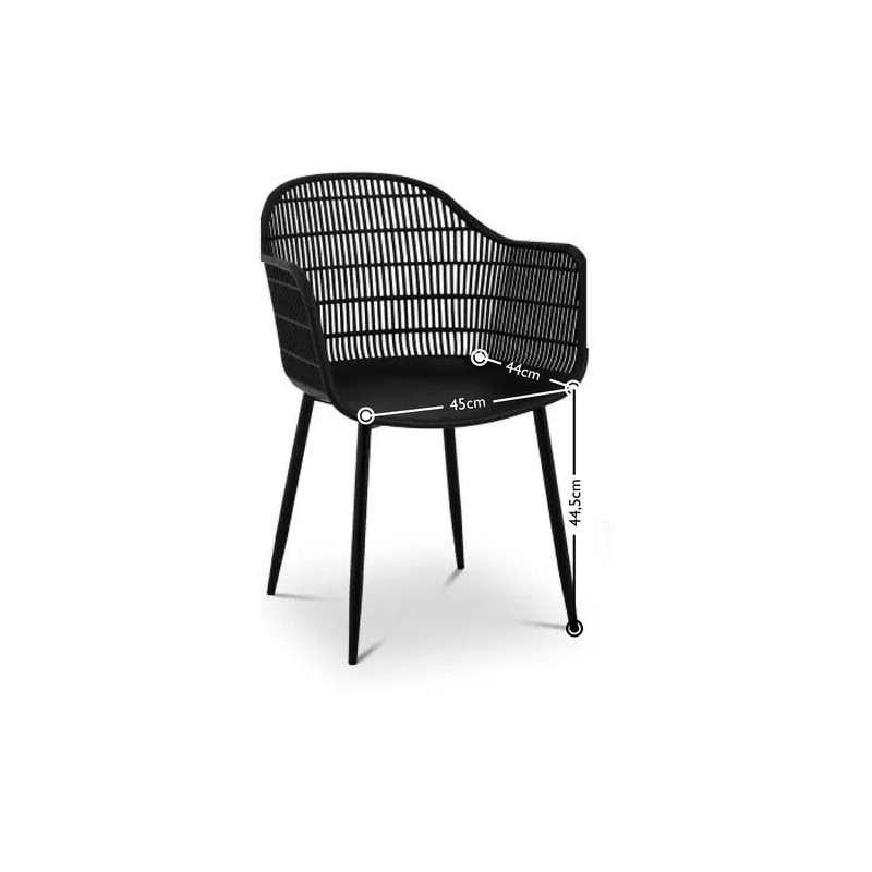 Fromm & Starck STAR_SEAT_08 tuolinsetti, 2 kpl, musta, max 150 kg
