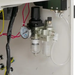 MSW reunaliimauskone 850 W, syöttönopeus 0,5–5 m/min, 120–200 °C, suorat ja kaarevat reunat