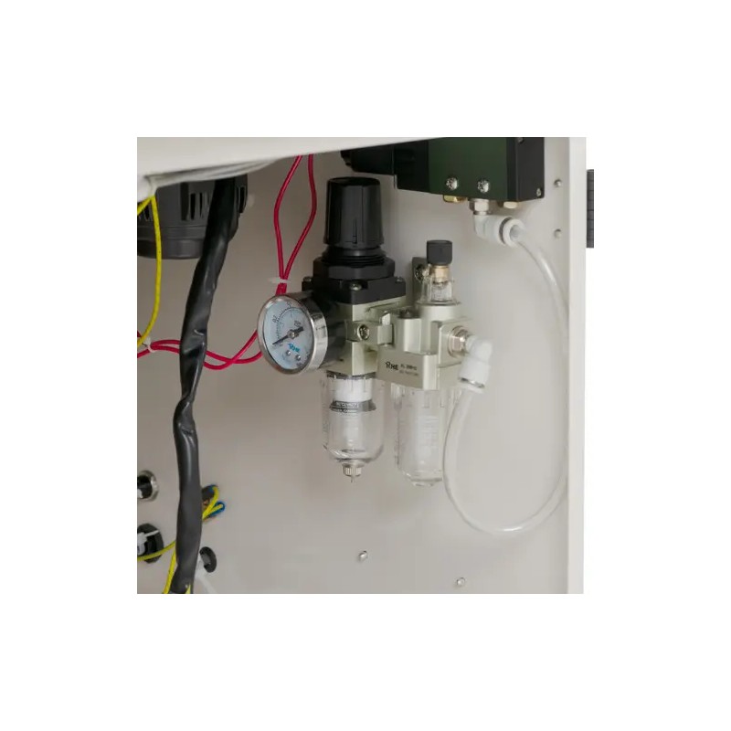 MSW reunaliimauskone 850 W, syöttönopeus 0,5–5 m/min, 120–200 °C, suorat ja kaarevat reunat