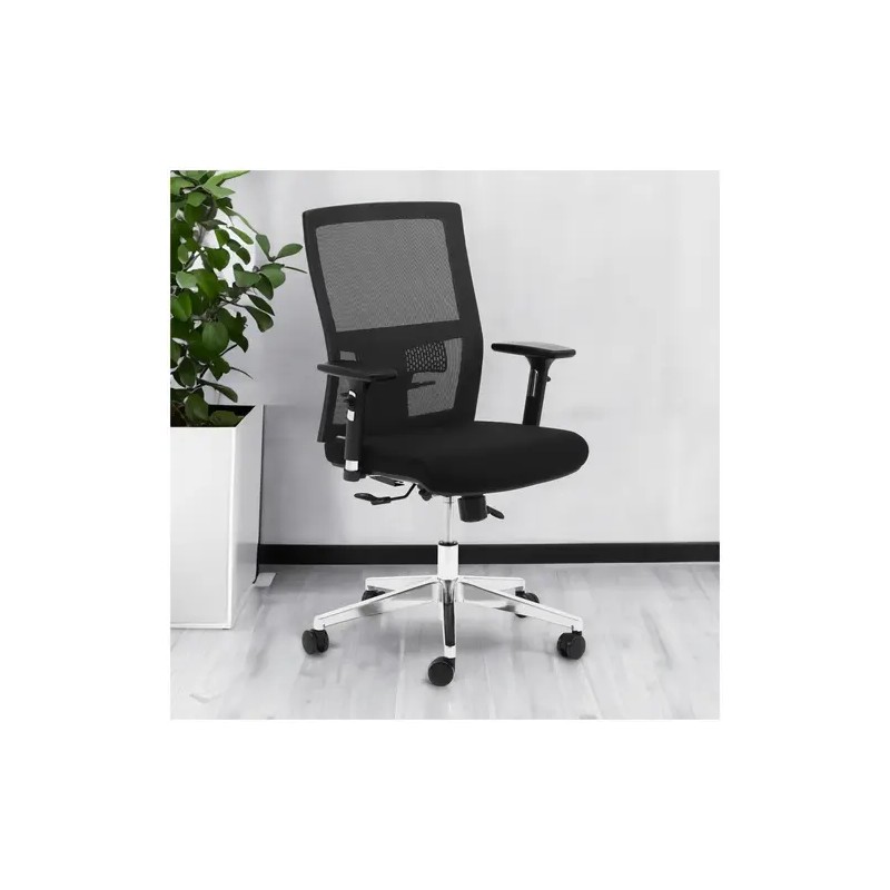 Fromm & Starck STAR_SEAT_32 työtuoli, musta, verkkoselkänoja, max 100 kg