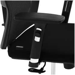 Fromm & Starck STAR_SEAT_32 työtuoli, musta, verkkoselkänoja, max 100 kg