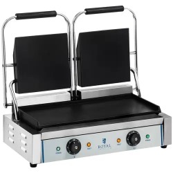 Kaksoiskontaktigrilli sileillä levyillä 2 x 1 800 W