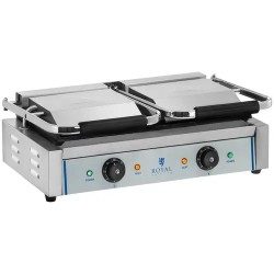 Kaksoiskontaktigrilli sileillä levyillä 2 x 1 800 W