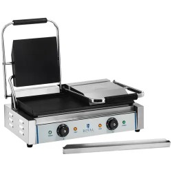 Kaksoiskontaktigrilli sileillä levyillä 2 x 1 800 W