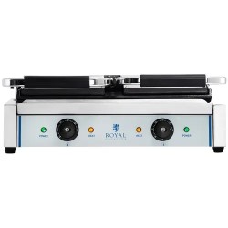 Kaksoiskontaktigrilli sileillä levyillä 2 x 1 800 W
