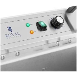 Royal Catering sähkökäyttöinen friteerausallas 23 l 3000 W poistoventtiilillä