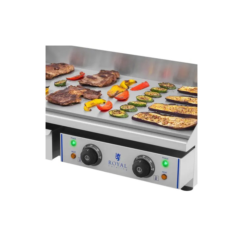 Sähkögrilli Royal Catering RCEG-75, 73 cm, sileä, 2 x 2.200 W
