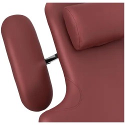 Sähköinen hierontapöytä 3 moottoria 300 W 185 x 67 cm musta/burgundi