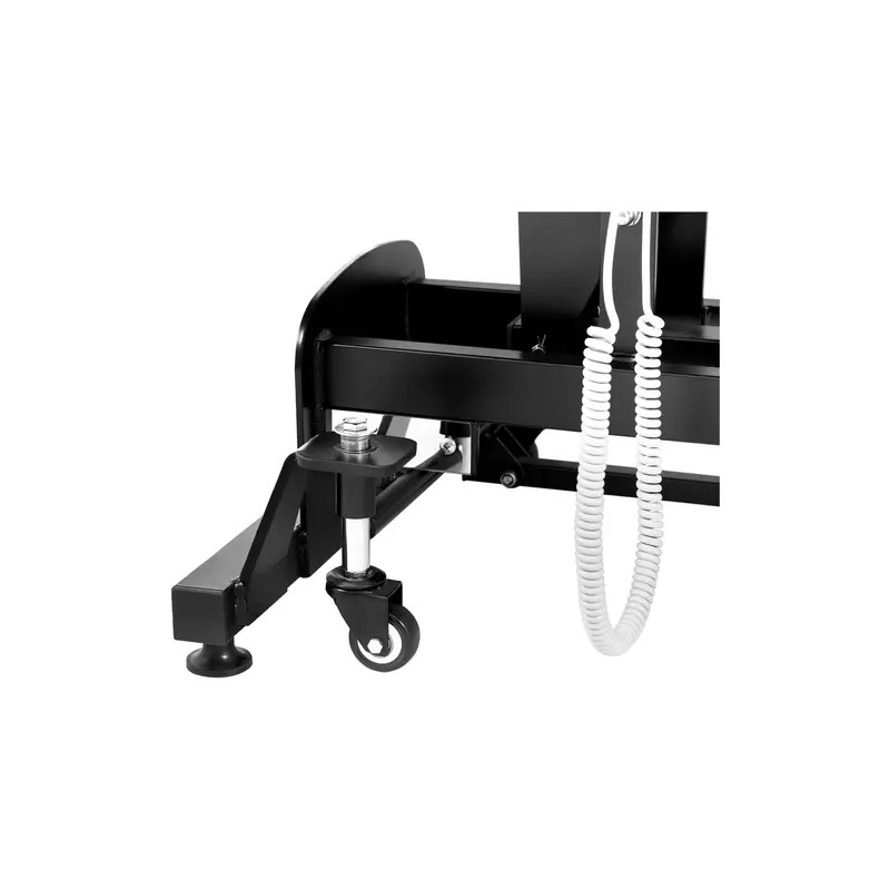 Sähköinen hierontapöytä 3 moottoria 300 W 185 x 67 cm musta/burgundi