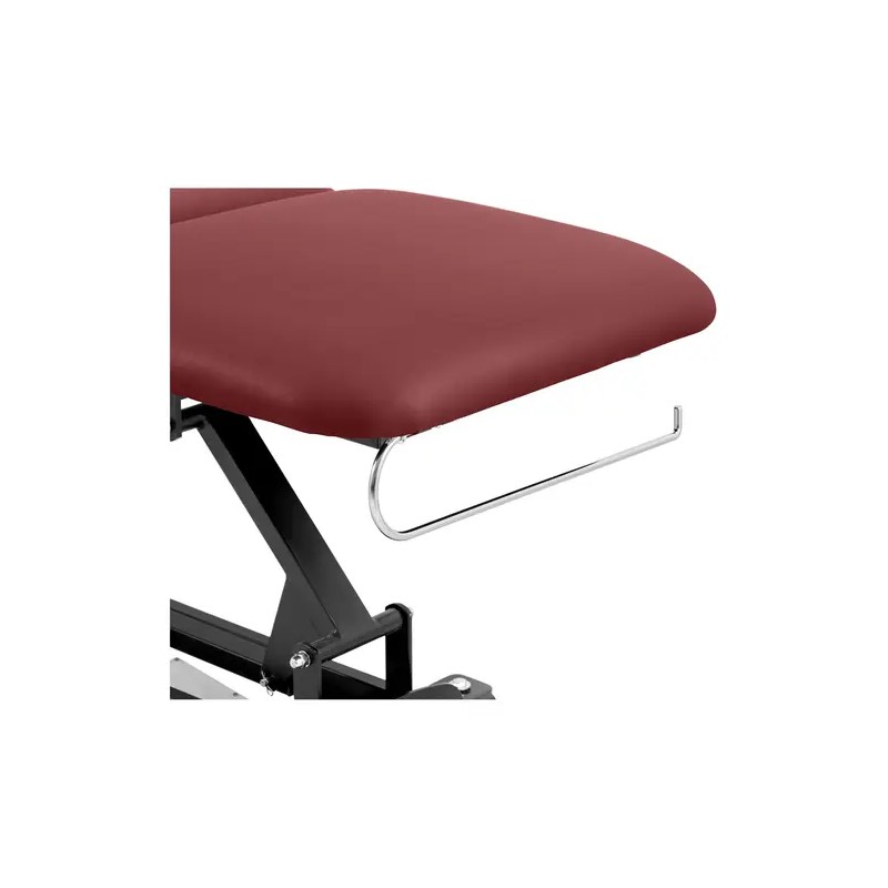 Sähköinen hierontapöytä 3 moottoria 300 W 185 x 67 cm musta/burgundi