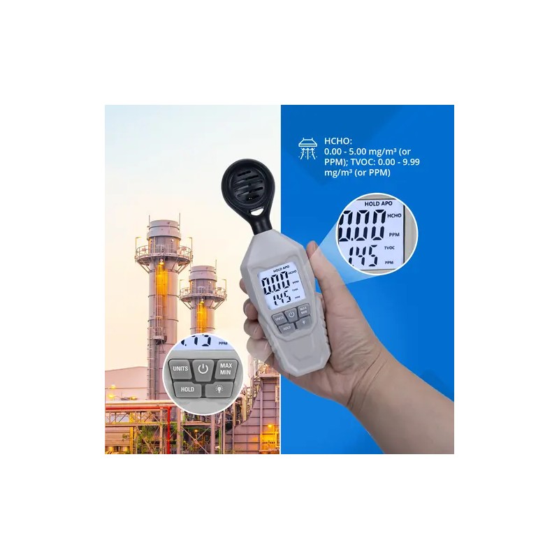 Steinberg Systems ilmanlaadun mittari HCHO ja TVOC 0,01 mg/m³