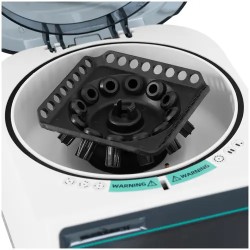 Pöytäsentrifugi, 2-in-1-roottori, 10 000 U/min, 12 putkelle tai 4 PCR-liuskalle, RZB 6708 xg