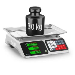 Kontrollivaaka SBS-PW-301CB 30 kg / 1 g 34,1 x 24,1 cm LCD