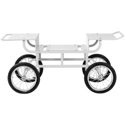 Royal Catering hattarakoneen vaunu Retro-design valkoinen 43 x 35 cm