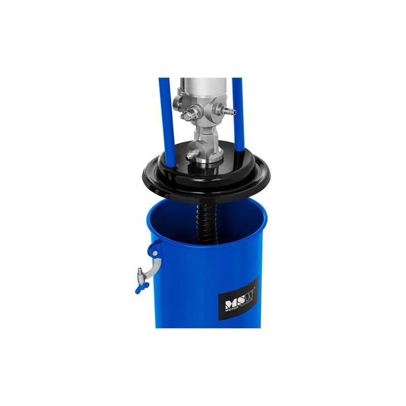 MSW PRO-G 12 pneumaattinen rasvaprässi, 12 l, 240–320 bar, siirrettävä