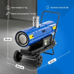 MSW Diesellämmitin 20 000 W 20 l