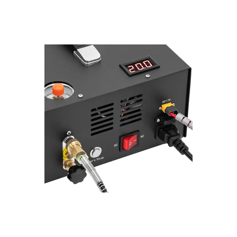PCP-kompressori 300 bar 12/220 V 350 W automaattinen sammutus