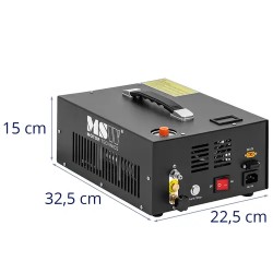 PCP-kompressori 300 bar 12/220 V 350 W automaattinen sammutus