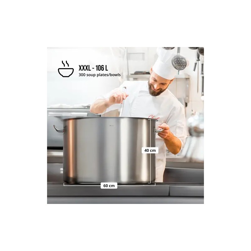 Royal Catering RCST-113E3-S Induktiokeittokattila 106 l Ø 60 cm