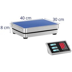 Steinberg Systems alustavaaka 60 kg 0,01 kg 30 x 40 cm langaton LCD