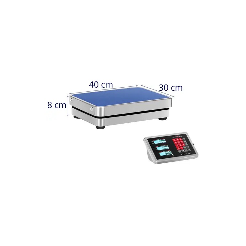 Steinberg Systems alustavaaka 60 kg 0,01 kg 30 x 40 cm langaton LCD