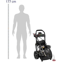 Bensiinikäyttöinen korkeapainepesuri 4500 W 200 bar 9 l/min 20 m letku