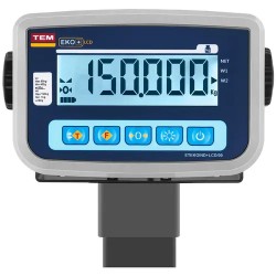 TEM Tasivaaka 150 kg, 50 x 40 cm, antistattinen, LCD-näyttö, tarkastettu