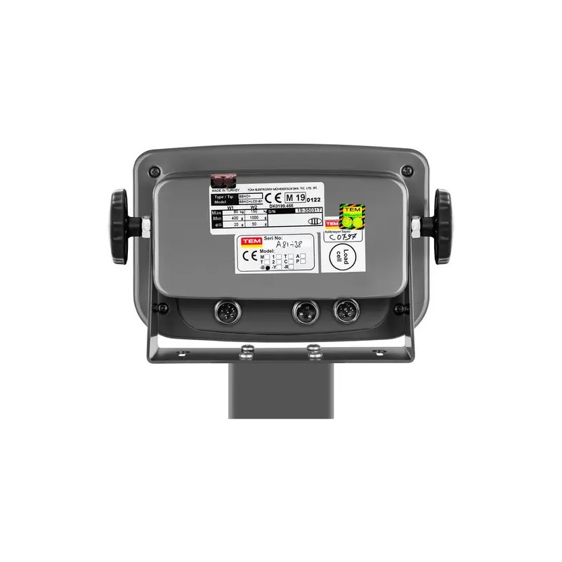 TEM Tasivaaka 150 kg, 50 x 40 cm, antistattinen, LCD-näyttö, tarkastettu
